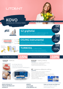 Akcijos-odontologams