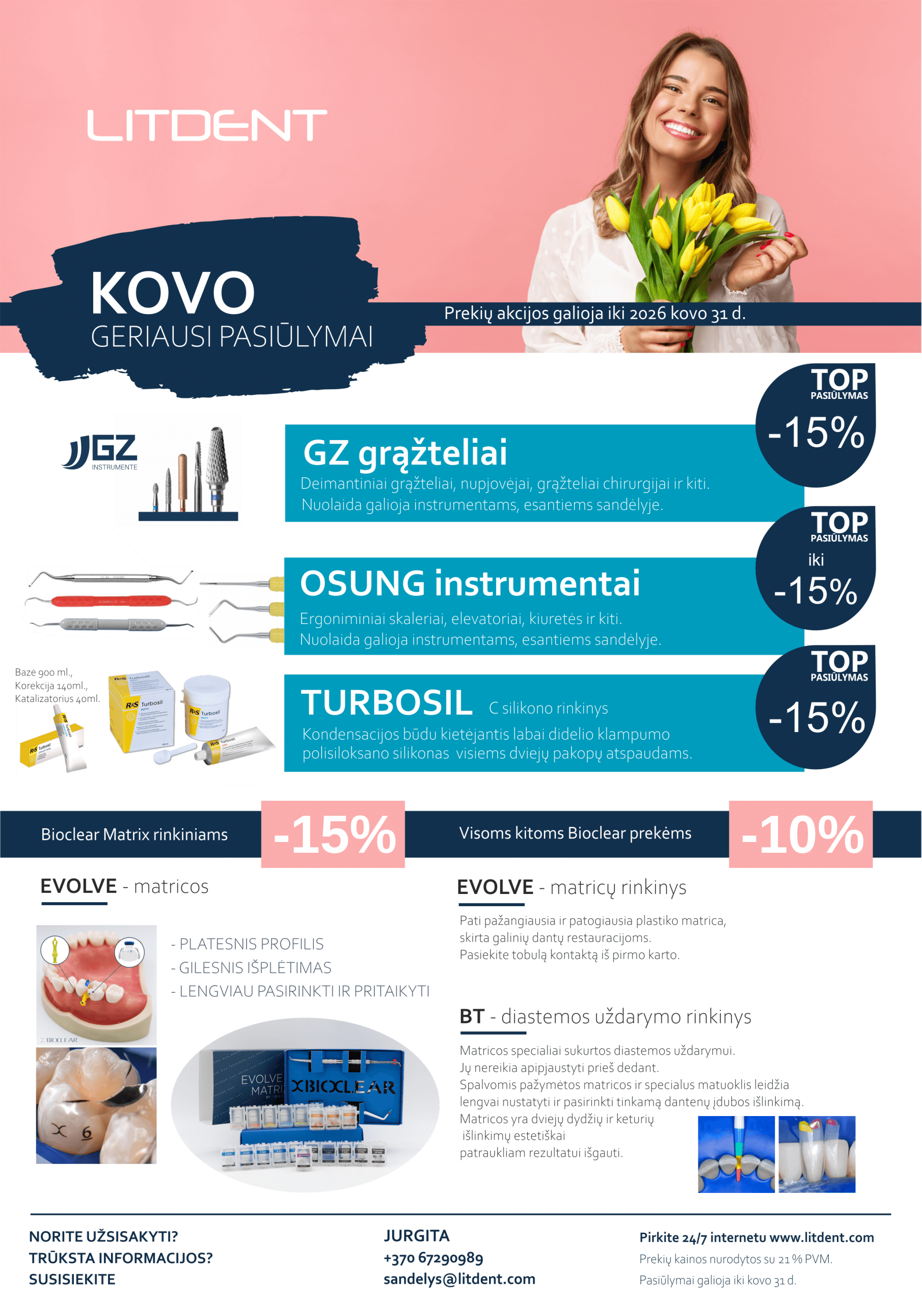 Akcijos-odontologams